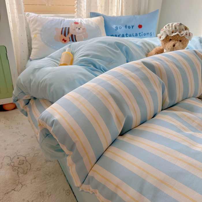 91家纺网 家纺一手货源 找家纺 美乐迪家纺 2025新款全棉绣花毛巾绣四件套 蝴蝶结高地