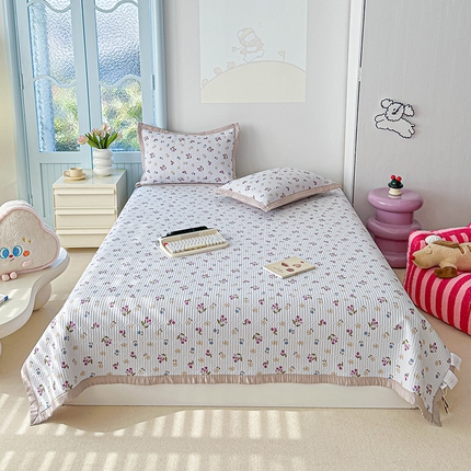 91家纺网 家纺一手货源 找家纺 （总）源舜家纺 2025新款无弹针织棉床盖三件套