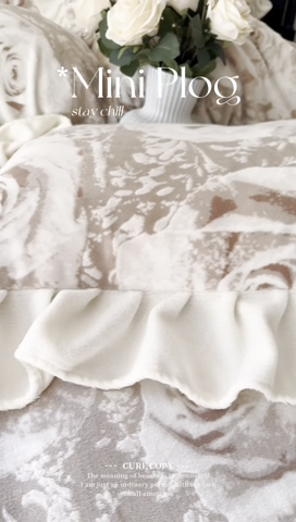 91家纺网 家纺一手货源 找家纺 大麦家纺 2024新款高克重牛奶绒夹棉床盖四件套 玫瑰粉