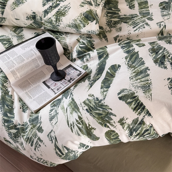 91家纺网 家纺一手货源 找家纺 （总）窝米 2025春季新品全棉13370系列全棉治愈风花卉系列四件套