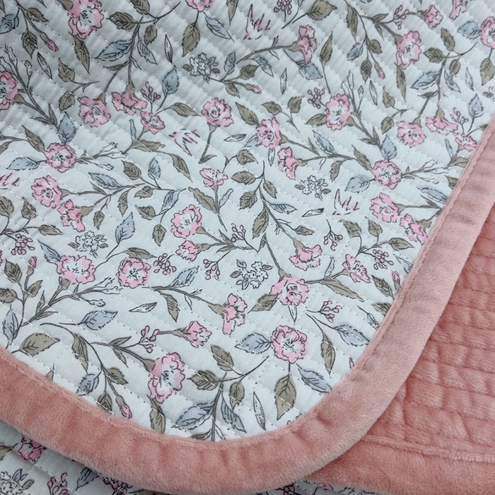 91家纺网 家纺一手货源 找家纺 暖居 2025新款砂洗棉加绒床盖三件套双面两用棉加绒-叠拍图 韩霜