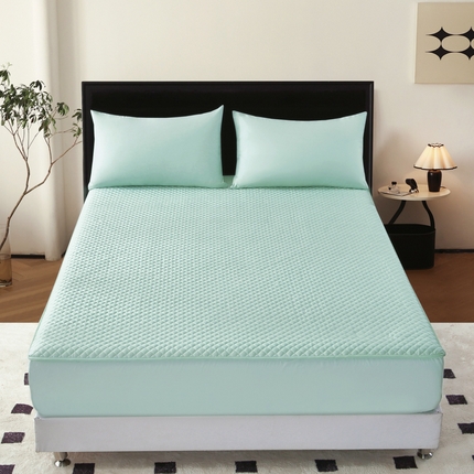 91家纺网 家纺一手货源 找家纺 （总）乐逸家纺 2025新品酒店风全棉半包床笠