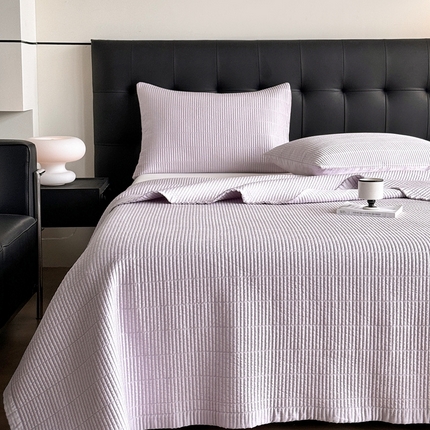 汇庭 2025新款赫本系列床盖三件套-棚拍 柔和紫