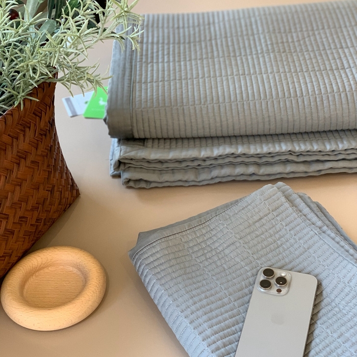 91家纺网 家纺一手货源 找家纺 （总）汇庭 2025新款赫本系列床盖三件套-实拍