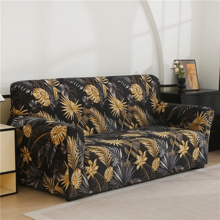 91家纺网 家纺一手货源 找家纺 雅竹家纺 牛奶丝印花沙发套 暗香