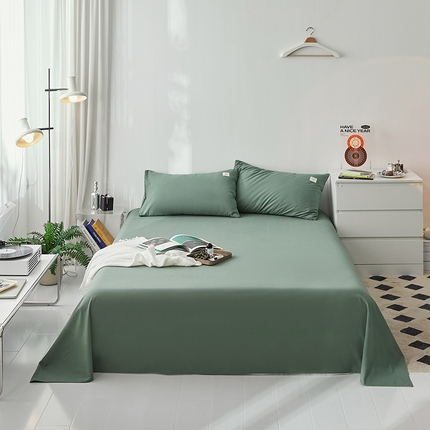 91家纺网 家纺一手货源 找家纺 （总）雅居纺家纺 2025新款全棉素色水洗棉单床单