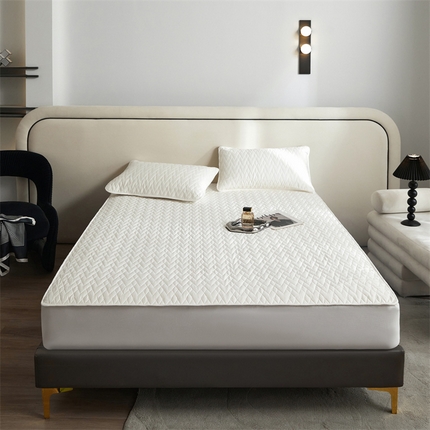 91家纺网 家纺一手货源 找家纺 （总）头等舱 2025新款全棉A类60支夹棉20大豆7A抗菌床笠（不含枕套）