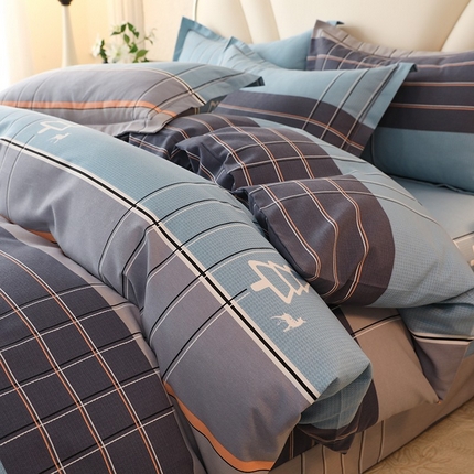 91家纺网 家纺一手货源 找家纺 （总）木易 2025新款全棉磨毛印花四件套