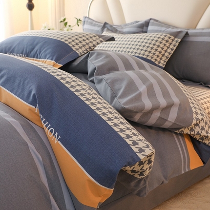 91家纺网 家纺一手货源 找家纺 （总）木易 2025新款全棉磨毛印花四件套