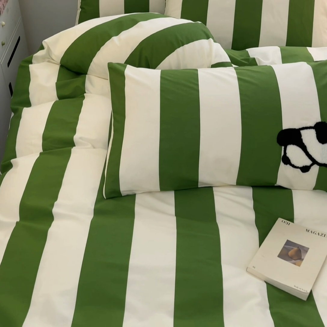 91家纺网 家纺一手货源 找家纺 （总）雅居纺家纺 2025新款全棉拼接贴布绣四件套