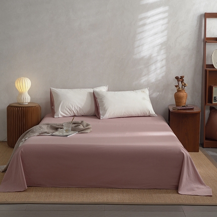 91家纺网 家纺一手货源 找家纺 （总）雅居纺家纺 2025新款全棉素色水洗棉单床单