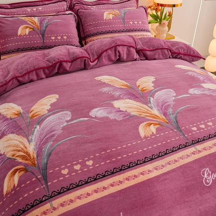 91家纺网 家纺一手货源 找家纺 （总）（买家秀 爆款不断货）A类母婴级牛奶绒四件套珊瑚绒四件套雪花绒四件套牛奶绒床裙四件套法莱绒床裙四件套