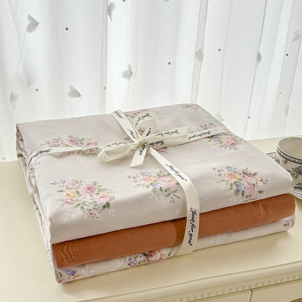 91家纺网 家纺一手货源 找家纺 （总）漫仙阁 2025年爆款新品有氧双层纱四件套叠图全系