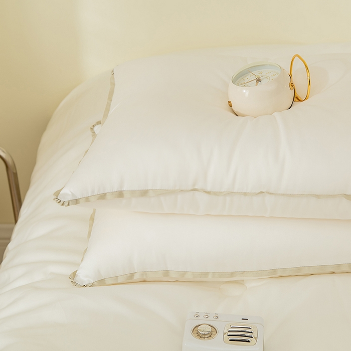 91家纺网 家纺一手货源 找家纺 （总）轻奢云感大豆舒睡枕儿童学生幼儿园枕芯枕头低枕软枕