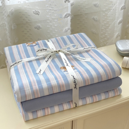 91家纺网 家纺一手货源 找家纺 （总）漫仙阁 2025年爆款新品有氧双层纱四件套叠图全系