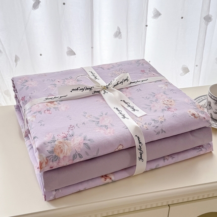 91家纺网 家纺一手货源 找家纺 （总）漫仙阁 2025年爆款新品有氧双层纱四件套叠图全系