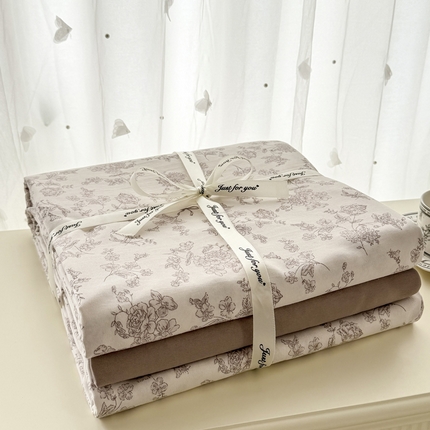 91家纺网 家纺一手货源 找家纺 （总）漫仙阁 2025年爆款新品有氧双层纱四件套叠图全系