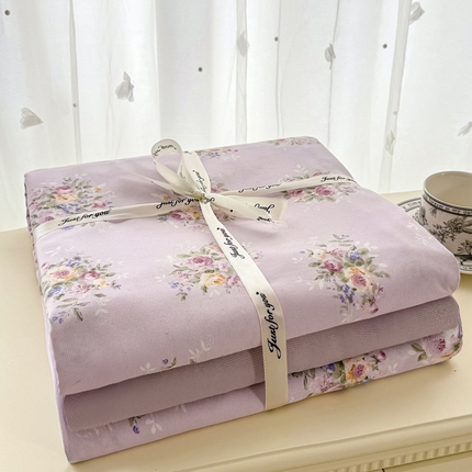 91家纺网 家纺一手货源 找家纺 （总）漫仙阁 2025年爆款新品有氧双层纱四件套叠图全系