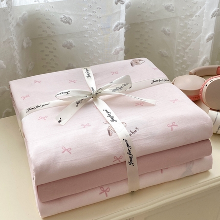 91家纺网 家纺一手货源 找家纺 （总）漫仙阁 2025年爆款新品有氧双层纱四件套叠图全系