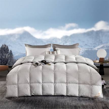 91家纺网 家纺一手货源 找家纺 （总）织梦人羽绒工厂店 2024新款新国标50绒120支高精密大提花羽绒被