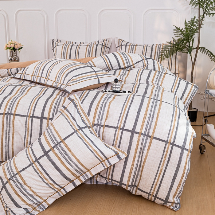 91家纺网 家纺一手货源 找家纺 雅慕家居 2025新款A类碎花水润棉磨毛四件套 格调生活