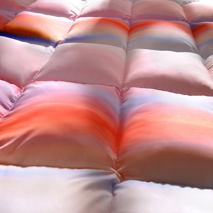 91家纺网 家纺一手货源 找家纺 织梦人羽绒工厂店 2024新款新国标50绒云柔棉柔赛丝数码印花被子 彩梦粉