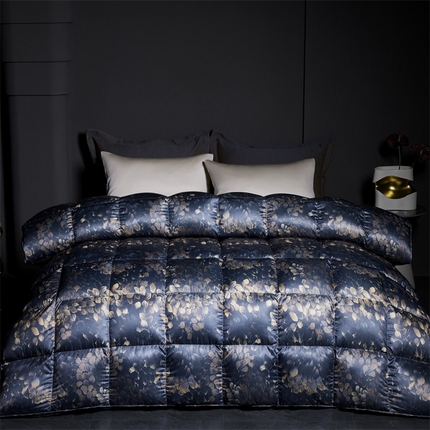 91家纺网 家纺一手货源 找家纺 （总）织梦人羽绒工厂店 2024新款新国标50绒蒙田里斯印花羽绒被