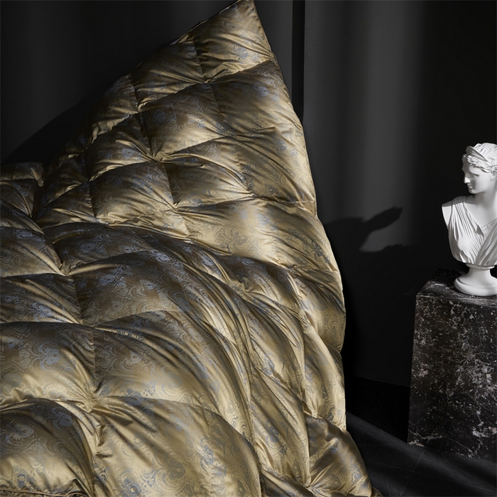 91家纺网 家纺一手货源 找家纺 织梦人羽绒工厂店 2024新款新国标50绒羽绒被 波罗迪亚古铜