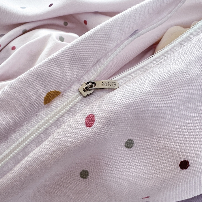 91家纺网 家纺一手货源 找家纺 2025年爆款新品有氧双层纱四件套-全系芋泥啵啵