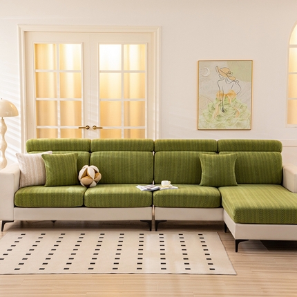 沐沐 2026新款阳离子沙发笠沐熙墨绿