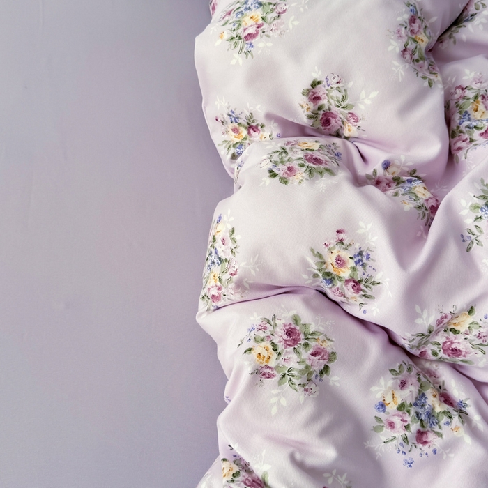 91家纺网 家纺一手货源 找家纺 2025年爆款新品有氧双层纱四件套-全系莱茵-紫