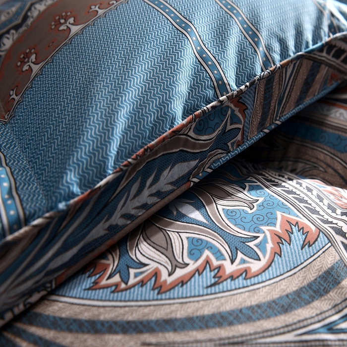 91家纺网 家纺一手货源 找家纺 织梦人羽绒工厂店 2024新款新国标50绒云柔棉柔赛丝数码印花被子 天籁棕咖色