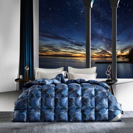 91家纺网 家纺一手货源 找家纺 （总）织梦人羽绒工厂店 2024新款新国标50绒云柔棉柔赛丝数码印花被子