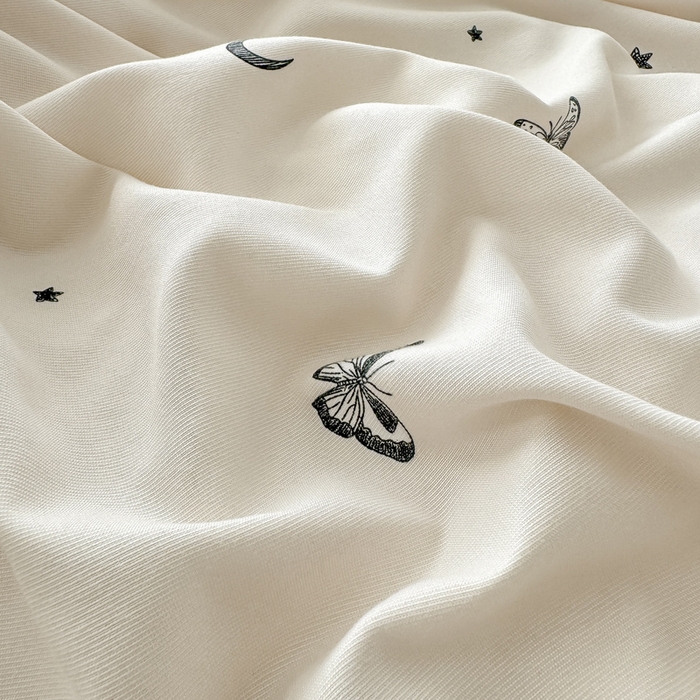 91家纺网 家纺一手货源 找家纺 2025年爆款新品有氧双层纱四件套-全系蝶舞