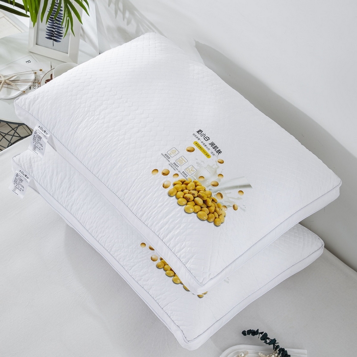 91家纺网 家纺一手货源 找家纺 （总）纽乐家纺 2025新款大豆纤维护颈枕