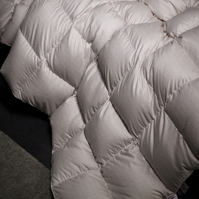 91家纺网 家纺一手货源 找家纺 织梦人羽绒工厂店 2024新款新国标50绒羽绒被冬被 贝格