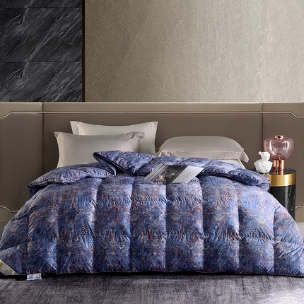 91家纺网 家纺一手货源 找家纺 （总）织梦人羽绒工厂店 2024新款新国标50绒云柔棉柔赛丝数码印花被子