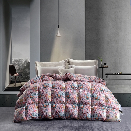 91家纺网 家纺一手货源 找家纺 （总）织梦人羽绒工厂店 2024新款新国标50绒云柔棉柔赛丝数码印花被子