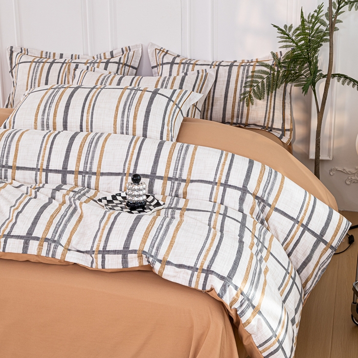 91家纺网 家纺一手货源 找家纺 雅慕家居 2025新款A类碎花水润棉磨毛四件套 格调生活