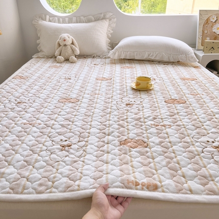 91家纺网 家纺一手货源 找家纺 （总）悦织湾家纺 2025直播爆款外贸出口跨境热销款上下铺塔芙绒床垫学生单人宿舍冬季加绒床垫