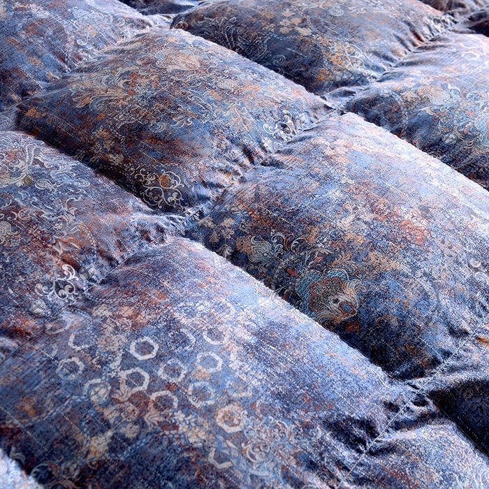 91家纺网 家纺一手货源 找家纺 织梦人羽绒工厂店 2024新款新国标50绒云柔棉柔赛丝数码印花被子 艾菲尔