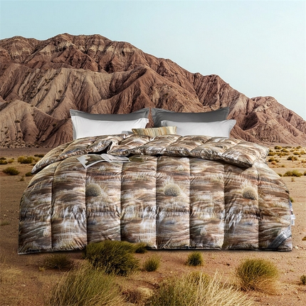 91家纺网 家纺一手货源 找家纺 （总）织梦人羽绒工厂店 2024新款新国标50绒云柔棉柔赛丝数码印花被子