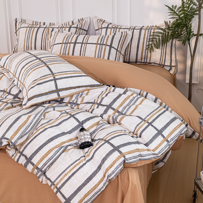 91家纺网 家纺一手货源 找家纺 雅慕家居 2025新款A类碎花水润棉磨毛四件套 格调生活