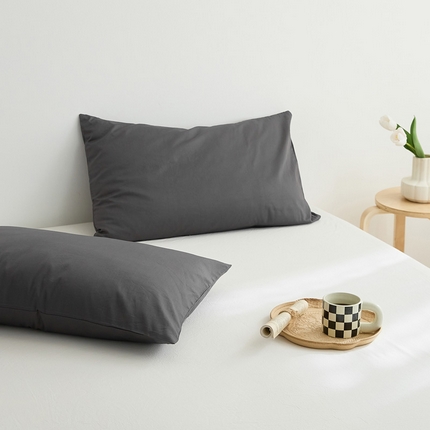 91家纺网 家纺一手货源 找家纺 （总）春夏新款40支纯色彩虹糖系列单品枕套