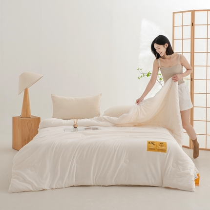 91家纺网 家纺一手货源 找家纺 （总）恒科家纺 2025新款德绒提花李官奇大豆被55%高含量被芯官方授权工厂制造李官奇大豆纤维被