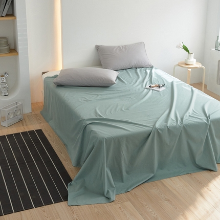 40支纯色彩虹糖系列单品床单 彩虹-天青