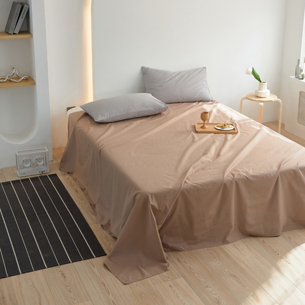 40支纯色彩虹糖系列单品床单 彩虹-咖