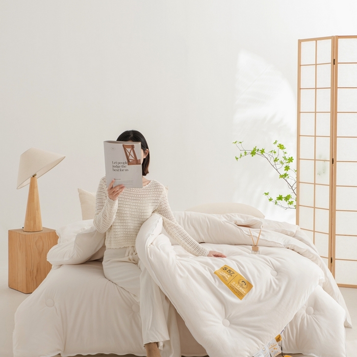 91家纺网 家纺一手货源 找家纺 恒科家纺 2025新款德绒提花李官奇大豆被55%高含量被芯官方授权工厂制造李官奇大豆纤维被 子母被