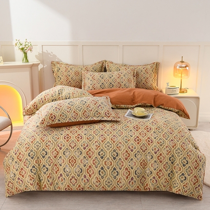 91家纺网 家纺一手货源 找家纺 （总3）润淳 2025新直播加厚活性磨毛四件套纯棉三件套