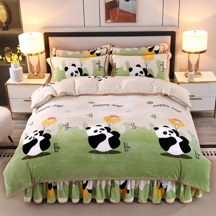 91家纺网 家纺一手货源 找家纺 （总）（买家秀 爆款不断货）A类母婴级牛奶绒四件套珊瑚绒四件套雪花绒四件套牛奶绒床裙四件套法莱绒床裙四件套